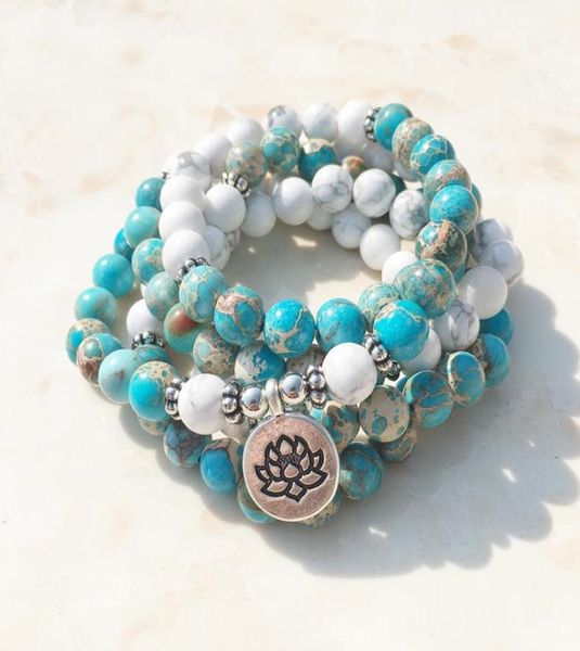 sn1101 howlite jasper mala bracelet 108 beads mala wrap bracelet or necklace reiki rosary prayer lotus bracelet 7068176, Black
sn1101 howlite jasper mala bracelet 108 beads mala wrap bracelet or necklace reiki rosary prayer lotus bracelet 7068176, Black