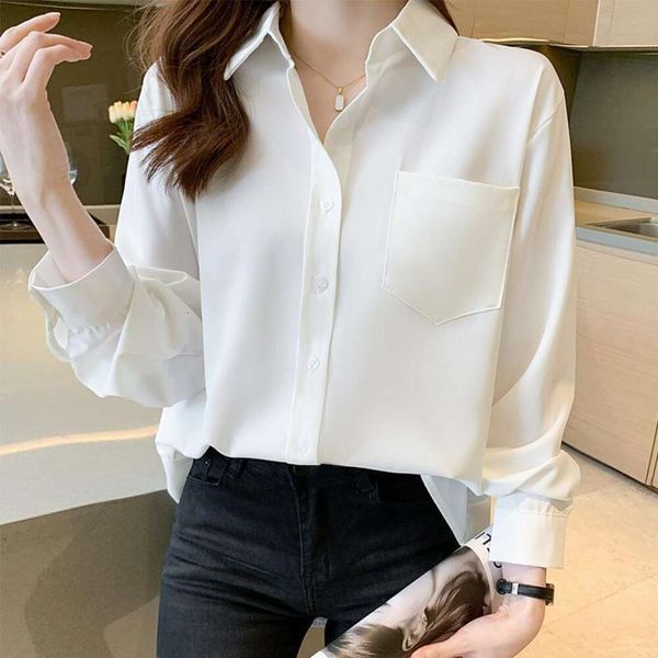 white shirt for women early autumn retro design niche simple temperament slim looking long sleeved
white shirt for women early autumn retro design niche simple temperament slim looking long sleeved