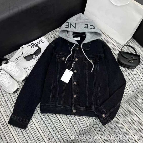 men's jackets designer 23 pre autumn ce fake two piece panel letter hooded sweater loose denim coat gddc, Black;brown
men's jackets designer 23 pre autumn ce fake two piece panel letter hooded sweater loose denim coat gddc, Black;brown