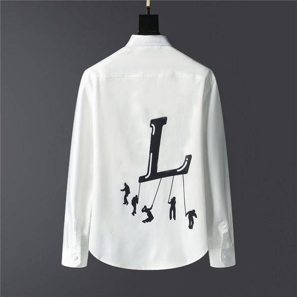 2021 designer luxury mens dress casual print shirts for men long sleeve cotton paris slim fit womens shirt#l254v2409, White;black
2021 designer luxury mens dress casual print shirts for men long sleeve cotton paris slim fit womens shirt#l254v2409, White;black