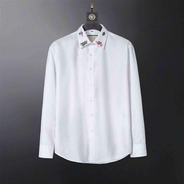 spring fashion print longsleeve high cotton men designer casual shirt asian size s-3xl230g, White;black
spring fashion print longsleeve high cotton men designer casual shirt asian size s-3xl230g, White;black