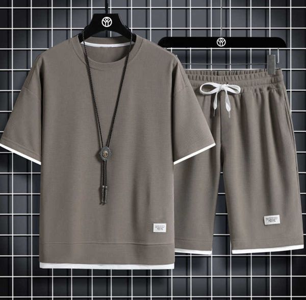 men's tracksuits summer men's two piece set linen fabric casual t-shirt and shorts set mens sports suit fashion short sleeve track, Gray
men's tracksuits summer men's two piece set linen fabric casual t-shirt and shorts set mens sports suit fashion short sleeve track, Gray