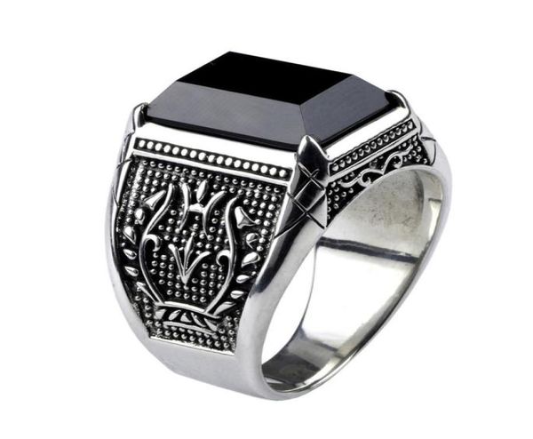 vintage ring men real pure 925 sterling silver jewelry black obsidian natural stone rings for mens punk rock fashion y18907051099008, Slivery;golden
vintage ring men real pure 925 sterling silver jewelry black obsidian natural stone rings for mens punk rock fashion y18907051099008, Slivery;golden