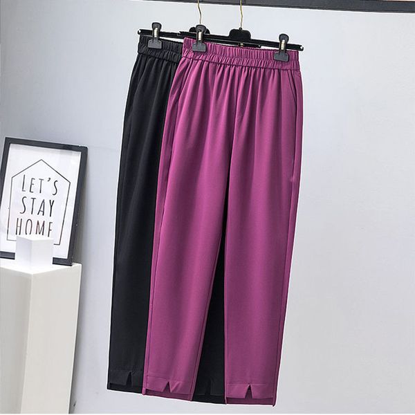 women's pants s l4xl large size womens high waist harem woman loose black trousers baggy white mom 2023 230811, Black;white
women's pants s l4xl large size womens high waist harem woman loose black trousers baggy white mom 2023 230811, Black;white