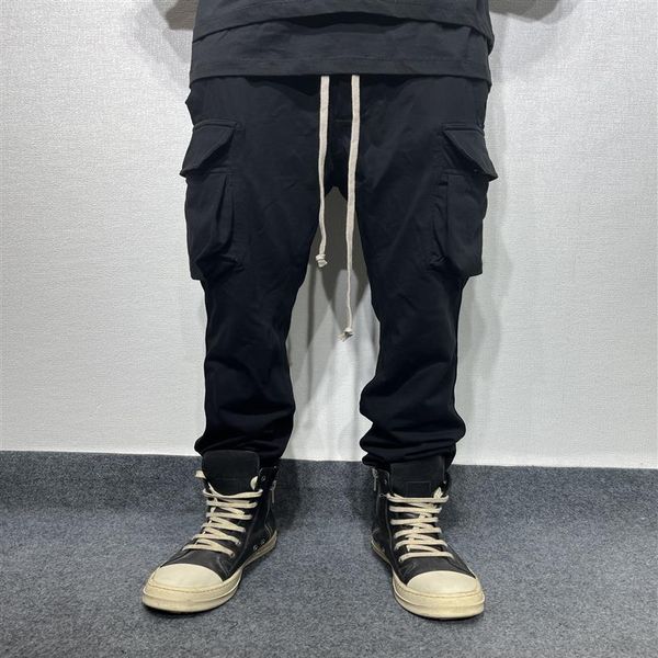 ro designer elastic pants ribbon decoration pants owens oversized cotton sweatpants hiphop streetwear men clothing304i, Black
ro designer elastic pants ribbon decoration pants owens oversized cotton sweatpants hiphop streetwear men clothing304i, Black