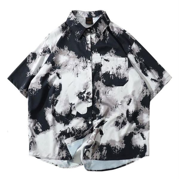 men's casual shirts male hawaiian 2021 summer print turn-down collar slim fit short sleeve shirt blouse -2x219z, White;black
men's casual shirts male hawaiian 2021 summer print turn-down collar slim fit short sleeve shirt blouse -2x219z, White;black