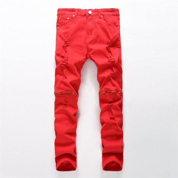 whole-men ripped jeans red black white zipper hip hop jeans mens punk rock distressed biker jeans elastic denim pants p344o, Blue
whole-men ripped jeans red black white zipper hip hop jeans mens punk rock distressed biker jeans elastic denim pants p344o, Blue