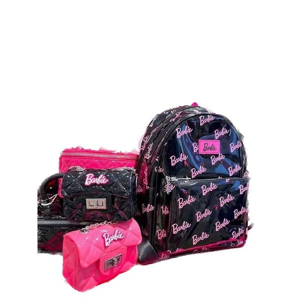 sweet and cool barbie powder series backpack for women 2023 new sweet backpack trend high grade shiny face student backpack 23*29.5
sweet and cool barbie powder series backpack for women 2023 new sweet backpack trend high grade shiny face student backpack 23*29.5