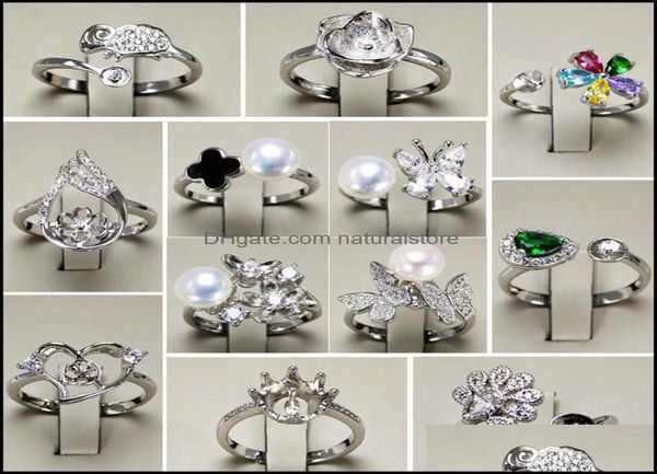 diy pearl ring settings zircon solid 925 sier rings 16 styles for women mounting blank adjustable jewelry gift drop delivery 2021 3071433, Slivery;crystal
diy pearl ring settings zircon solid 925 sier rings 16 styles for women mounting blank adjustable jewelry gift drop delivery 2021 3071433, Slivery;crystal