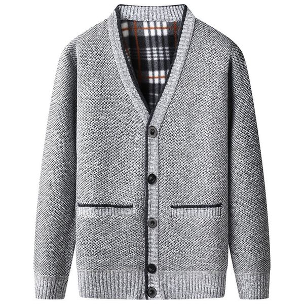 mens sweaters classic design long sleeve knitted cardigan sweater in solid color 230811, White;black
mens sweaters classic design long sleeve knitted cardigan sweater in solid color 230811, White;black