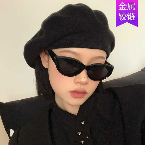 cat's eye women's oval high sense ins summer sun protection funny net red sunglasses glasses, White;black
cat's eye women's oval high sense ins summer sun protection funny net red sunglasses glasses, White;black