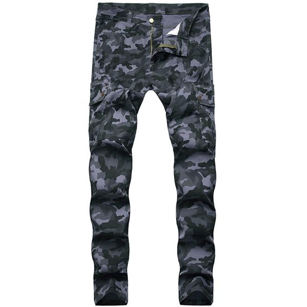 men jeans fashion multi-pocket men pants army green pants long jeans european and american folds slim fit307l, Blue
men jeans fashion multi-pocket men pants army green pants long jeans european and american folds slim fit307l, Blue