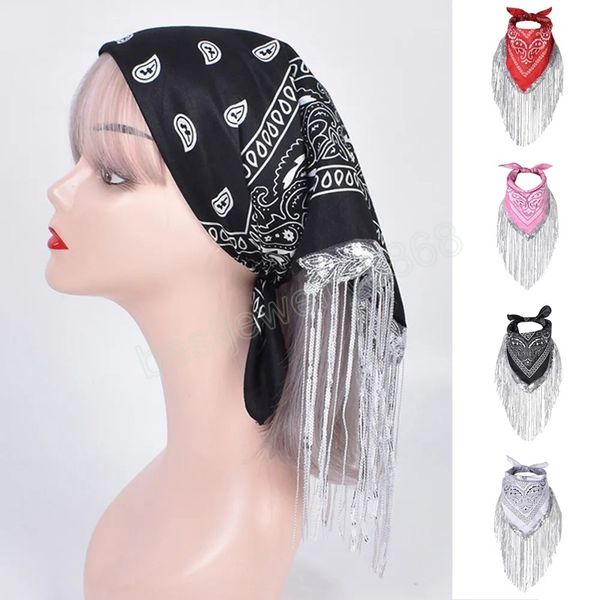sequins bling silver tassel scarves for women head scarf fringe bandanas neckerchief hip hop paisley headband vintage shawl, Blue;gray
sequins bling silver tassel scarves for women head scarf fringe bandanas neckerchief hip hop paisley headband vintage shawl, Blue;gray
