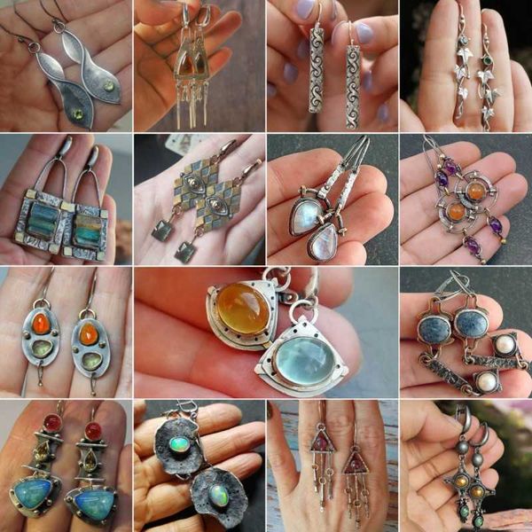 vintage inlaid translucent crystal small earrings for women personality plant elements creative party jewelry accessories, Silver
vintage inlaid translucent crystal small earrings for women personality plant elements creative party jewelry accessories, Silver