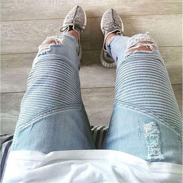 men designer pants slp blue black destroyed slim denim straight biker skinny ripped jeans 28-38259l
men designer pants slp blue black destroyed slim denim straight biker skinny ripped jeans 28-38259l