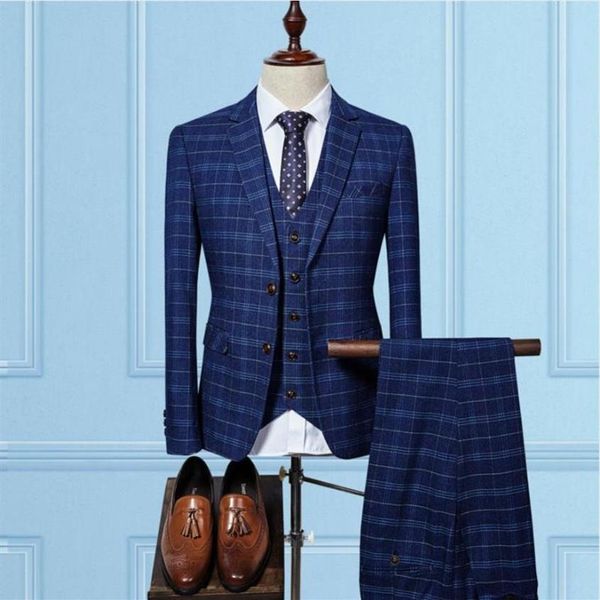 men's suits & blazers jacket vest pants 2021 grid men custom blazer fashion wool slim fit business wedding suit costume hom255q, White;black
men's suits & blazers jacket vest pants 2021 grid men custom blazer fashion wool slim fit business wedding suit costume hom255q, White;black