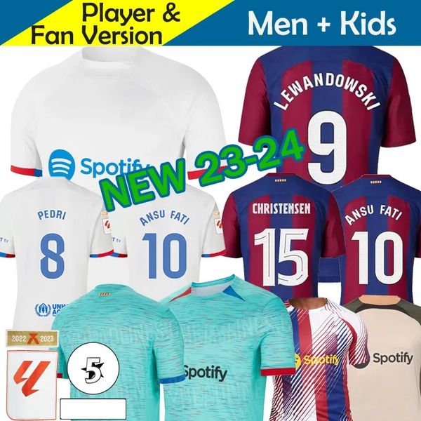 23 24 barcelonas soccer jerseys camisetas barca 2023 fan player version lewandowski pedri ansu fati ferran jordi alba kessie gavi jong men f, Black;yellow
23 24 barcelonas soccer jerseys camisetas barca 2023 fan player version lewandowski pedri ansu fati ferran jordi alba kessie gavi jong men f, Black;yellow