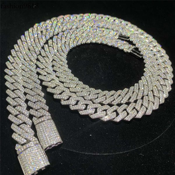 custom rose gold plated flawless vvs moissanite diamond cuban link hip hop jewelry iced out moissanite cuban chain, Silver
custom rose gold plated flawless vvs moissanite diamond cuban link hip hop jewelry iced out moissanite cuban chain, Silver