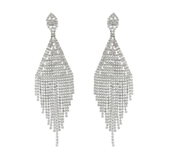 fashion diamond dropshaped with bright full rhinestone tassel drop dangle earrings for women wedding gift1138860, Silver
fashion diamond dropshaped with bright full rhinestone tassel drop dangle earrings for women wedding gift1138860, Silver