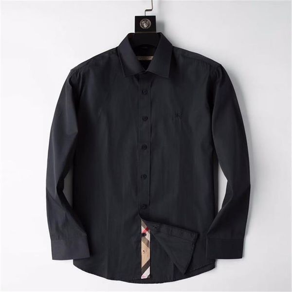 2021 luxurys designers dress shirt menswear fashion society black men solid color business casual mens long sleeve -3xl#082182, White;black
2021 luxurys designers dress shirt menswear fashion society black men solid color business casual mens long sleeve -3xl#082182, White;black