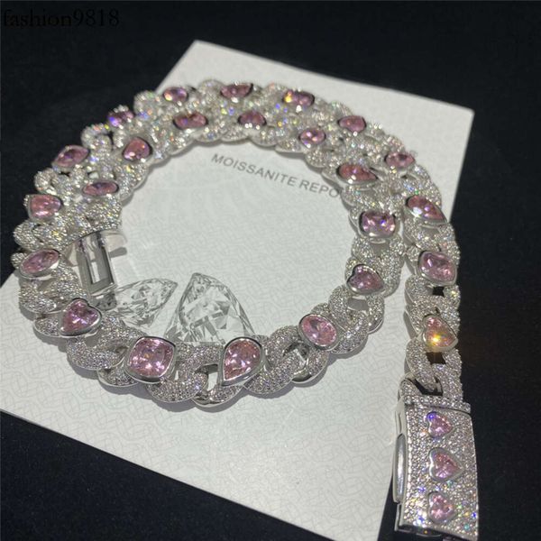 iced out bling 13mm cz miami cuban link chain heart cuban necklace aaa cz pink hearts choker women hip hop jewelry, Silver
iced out bling 13mm cz miami cuban link chain heart cuban necklace aaa cz pink hearts choker women hip hop jewelry, Silver