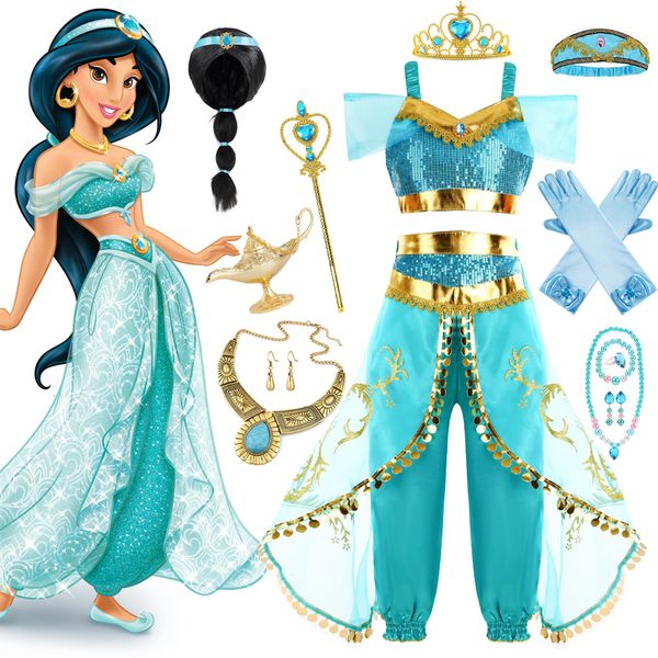 girl's dresses girls jasmine costume arabian princess dress kids birthday party christmas fancy dress baby jasmine cosplay clothes 2-10, Red;yellow
girl's dresses girls jasmine costume arabian princess dress kids birthday party christmas fancy dress baby jasmine cosplay clothes 2-10, Red;yellow