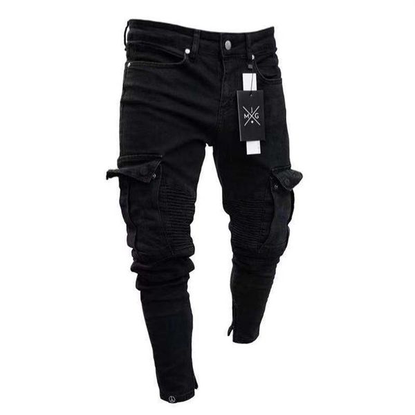 mens pencil jeans small hole zipped solid new fashion washed european and american wind casual style pants223q, Blue
mens pencil jeans small hole zipped solid new fashion washed european and american wind casual style pants223q, Blue
