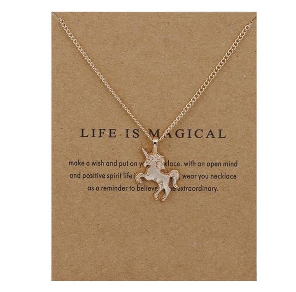 fashion no dogeared logo new goldcolor life is magical unicorn horse alloy clavicle chain pendant chocker necklace jewelry gift w2795160, Silver
fashion no dogeared logo new goldcolor life is magical unicorn horse alloy clavicle chain pendant chocker necklace jewelry gift w2795160, Silver
