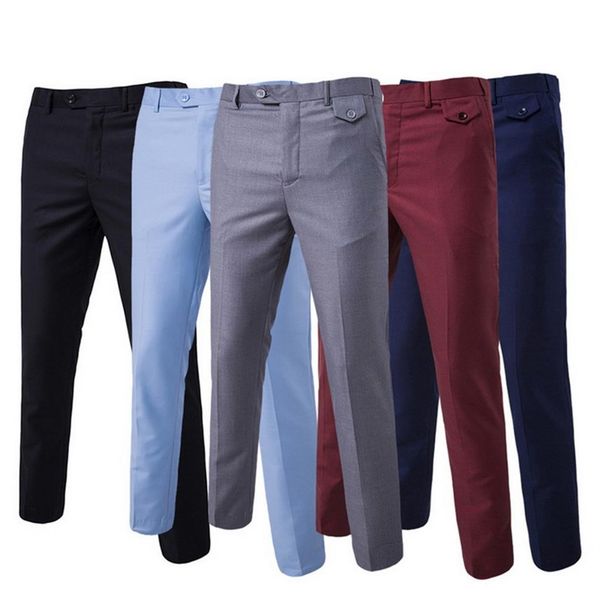 formal luxury dress pants men flat slim business man suit pants summer thin trousers office casual solid pantalon costume homme306i, White;black
formal luxury dress pants men flat slim business man suit pants summer thin trousers office casual solid pantalon costume homme306i, White;black