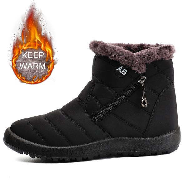 boots women boots watarproof ankle boots for women winter shoes keep warm snow boots female zipper botines winter botas mujer 230811, Black
boots women boots watarproof ankle boots for women winter shoes keep warm snow boots female zipper botines winter botas mujer 230811, Black