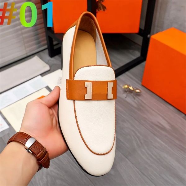 dress shoes luxury formal casual shoes leather men flat bottom classic fashion metal buckle color matching neutral size 38-45, Black
dress shoes luxury formal casual shoes leather men flat bottom classic fashion metal buckle color matching neutral size 38-45, Black