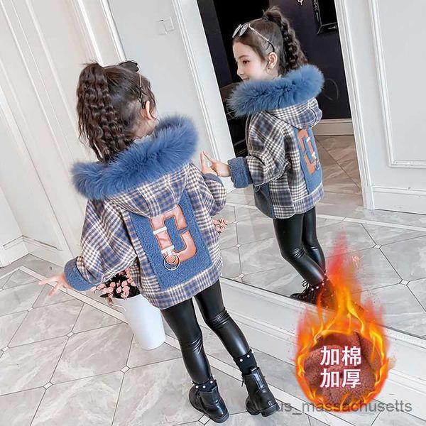 jackets girls kids coat jacket overcoat cotton plaid warm plus thicken winter christmas children's clothing r230812, Blue;gray
jackets girls kids coat jacket overcoat cotton plaid warm plus thicken winter christmas children's clothing r230812, Blue;gray