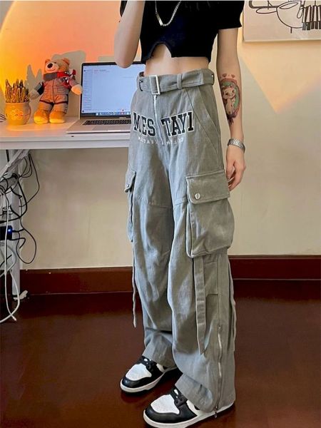 men's pants foufurieux hip hop letter embroidery straight wide leg jean 2023 design high waisted jeans loose mopping women y2k 230811, Black
men's pants foufurieux hip hop letter embroidery straight wide leg jean 2023 design high waisted jeans loose mopping women y2k 230811, Black