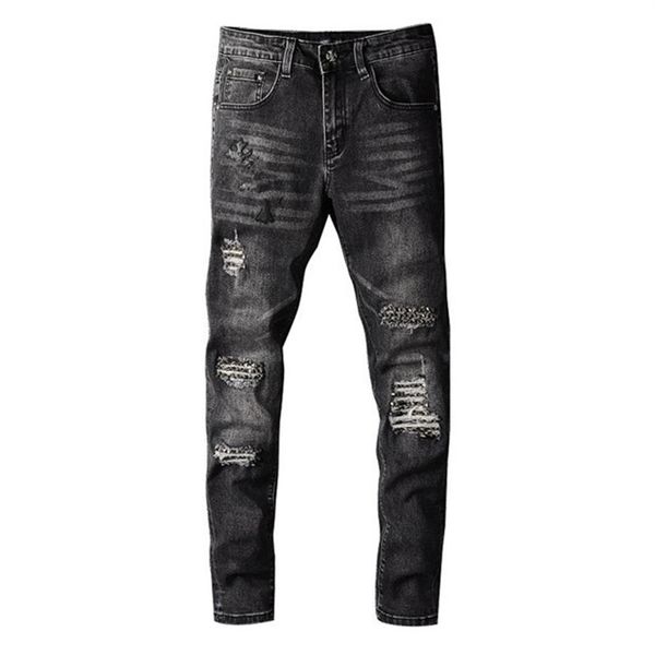 new design mens designer jeans slimleg vintage fold bleached style hole fashion mens jeans slim motorcycle biker causal mens hip h2865, Blue
new design mens designer jeans slimleg vintage fold bleached style hole fashion mens jeans slim motorcycle biker causal mens hip h2865, Blue
