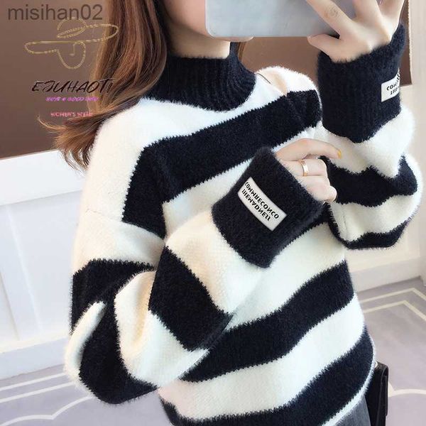 women's knits tees sweater women fashion 2023 ladies winter clothes outfit korean style girl elegant pink mock neck pullovers black ju, White
women's knits tees sweater women fashion 2023 ladies winter clothes outfit korean style girl elegant pink mock neck pullovers black ju, White