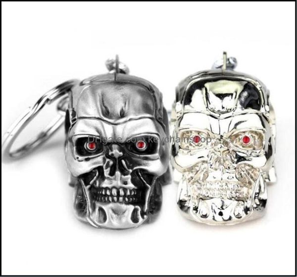 10pcslot fashion keyrings jewelry sier pendant movie terminator skeleton mask keychain skl key ring for men car chain drop delive1818159, Slivery;golden
10pcslot fashion keyrings jewelry sier pendant movie terminator skeleton mask keychain skl key ring for men car chain drop delive1818159, Slivery;golden