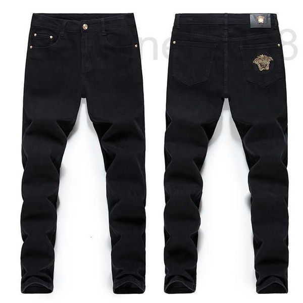 men's jeans designer thickened stretch mens jeans medusa embroidered fashion trousers all-match slim sports pants oversized u205p, Blue
men's jeans designer thickened stretch mens jeans medusa embroidered fashion trousers all-match slim sports pants oversized u205p, Blue