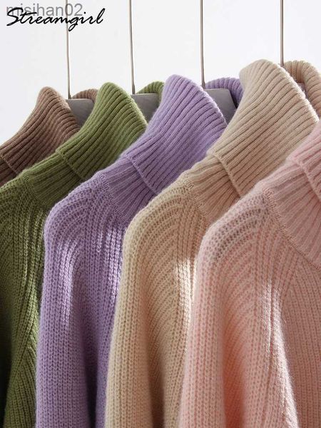 women's knits tees streirl pink thick turtleneck sweater women warm women's jumper winter knitwear oversize sweater for women loos, White
women's knits tees streirl pink thick turtleneck sweater women warm women's jumper winter knitwear oversize sweater for women loos, White