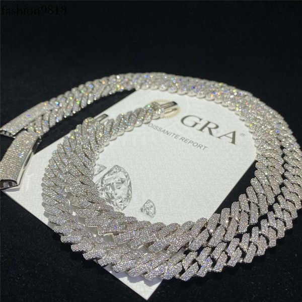 custom hip hop jewelry vvs1 moissanite iced out cuban link chain sier 12mm 10mm diamond moissanite cuban necklace, Silver
custom hip hop jewelry vvs1 moissanite iced out cuban link chain sier 12mm 10mm diamond moissanite cuban necklace, Silver