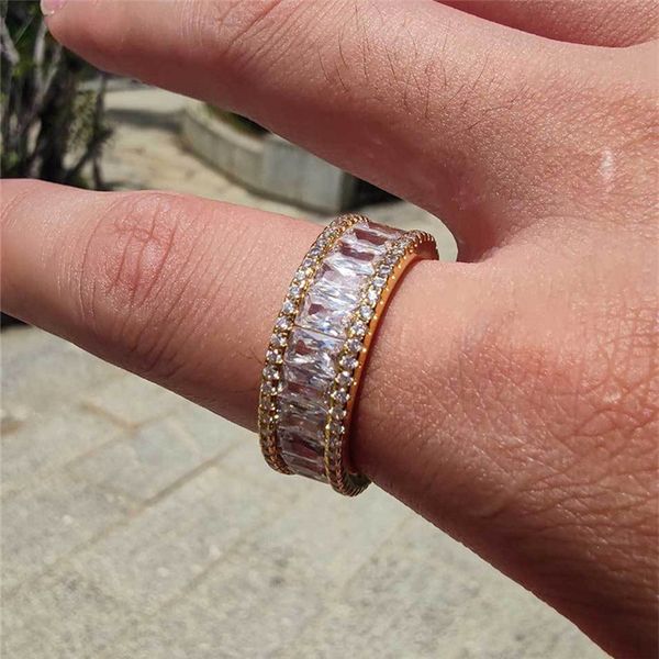 punk hiphop 18k gold designer ring for man party copper square aaa cubic zirconia tennis diamond silver mens rings south american fashion je, Golden;silver
punk hiphop 18k gold designer ring for man party copper square aaa cubic zirconia tennis diamond silver mens rings south american fashion je, Golden;silver