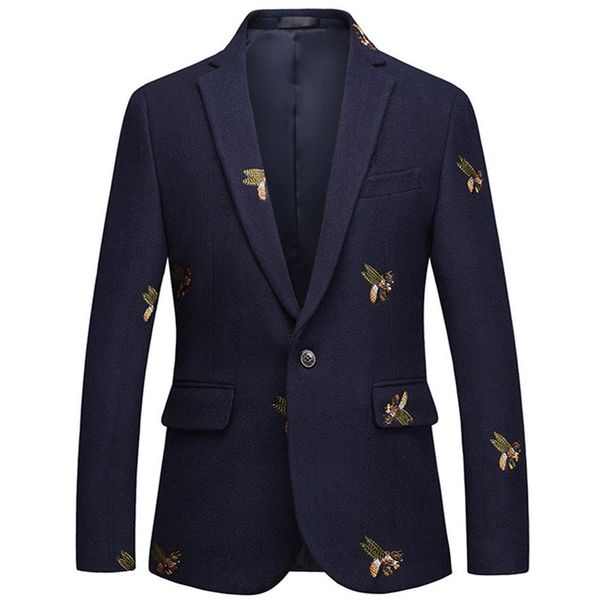 bee embroidery blazer slim fit masculino abiti uomo wedding prom blazers tweed wool for men stylish suit jacket3025, White;black
bee embroidery blazer slim fit masculino abiti uomo wedding prom blazers tweed wool for men stylish suit jacket3025, White;black