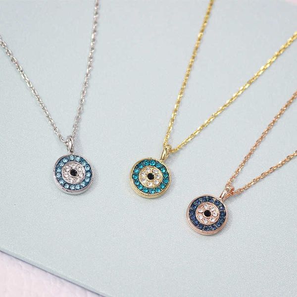 designer rovski luxury jewelry accessories new devil's eye round necklace women's blue eye mysterious element blue eye pendant cla, Black
designer rovski luxury jewelry accessories new devil's eye round necklace women's blue eye mysterious element blue eye pendant cla, Black