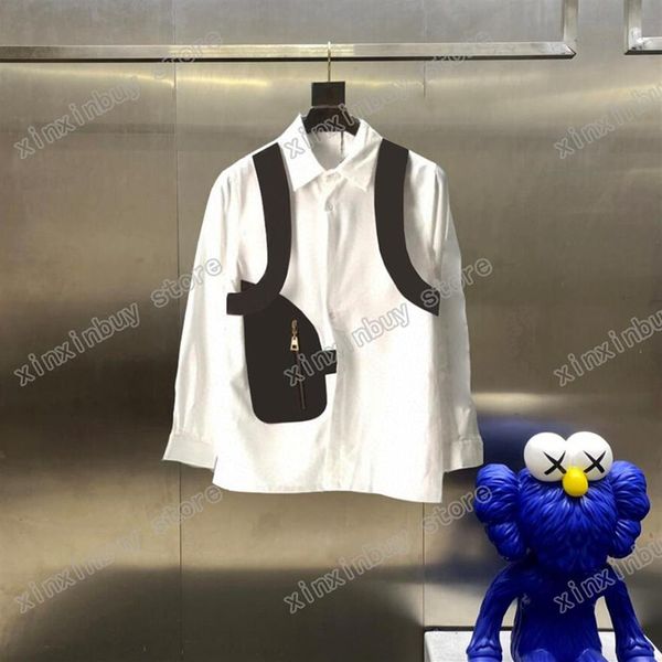 22ss men women casual shirts tee leather letter embroidery jacquard sleeve man fashion streetwear black white s-xl238j, White;black
22ss men women casual shirts tee leather letter embroidery jacquard sleeve man fashion streetwear black white s-xl238j, White;black