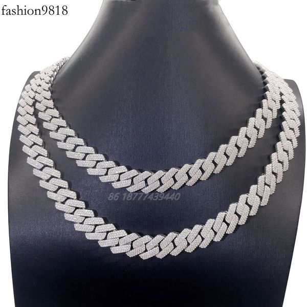 s with iced out 3row vvs moissanite cuban moissanite diamond chain cuban link moissanite necklace cuban, Silver
s with iced out 3row vvs moissanite cuban moissanite diamond chain cuban link moissanite necklace cuban, Silver