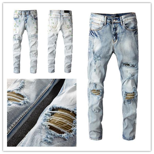 mens jeans designer ripped patch graffiti vintage style hole fashion men s trousers slim-leg motorcycle biker causal hip hop pants268j, Blue
mens jeans designer ripped patch graffiti vintage style hole fashion men s trousers slim-leg motorcycle biker causal hip hop pants268j, Blue