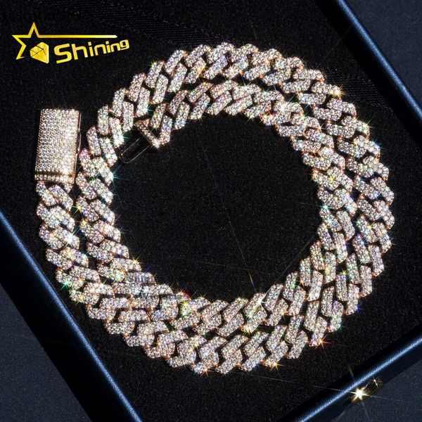 real gold hip hop iced out certificated 10mm 18inch 70.73gram 10k rose gold moissanite cuban chain, Silver
real gold hip hop iced out certificated 10mm 18inch 70.73gram 10k rose gold moissanite cuban chain, Silver