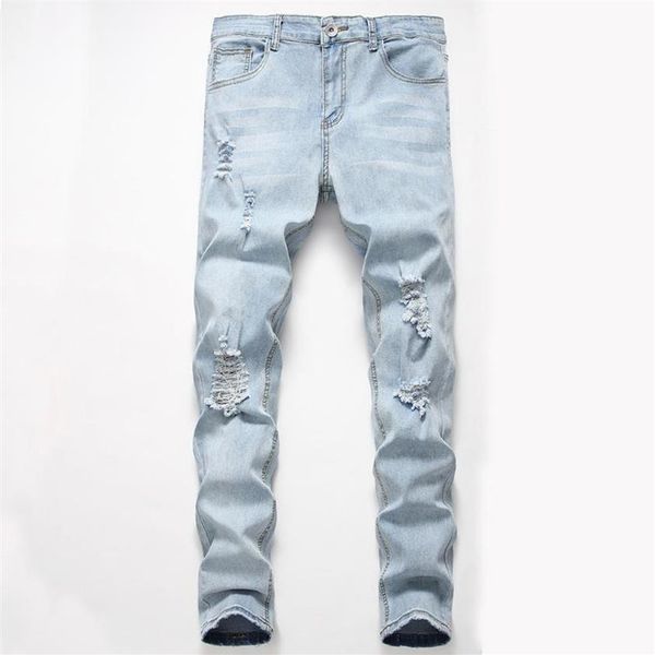 men's new fashion personality ripped slim fit zipper stretch denim trousers mens super skinny jeans 2020 new2697, Blue
men's new fashion personality ripped slim fit zipper stretch denim trousers mens super skinny jeans 2020 new2697, Blue