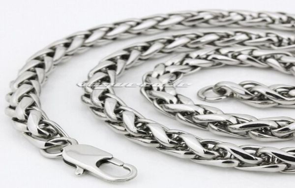 fashion new jewelry stainless steel men039s boys women necklace wheat braid chain silver tone polished for gifts 6mm wide 1807497835
fashion new jewelry stainless steel men039s boys women necklace wheat braid chain silver tone polished for gifts 6mm wide 1807497835