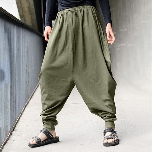 men's pants men harem japanese casual cotton linen baggy males clothing trouser man jogger retro gypsy hip hop sweatpants263m, Black
men's pants men harem japanese casual cotton linen baggy males clothing trouser man jogger retro gypsy hip hop sweatpants263m, Black