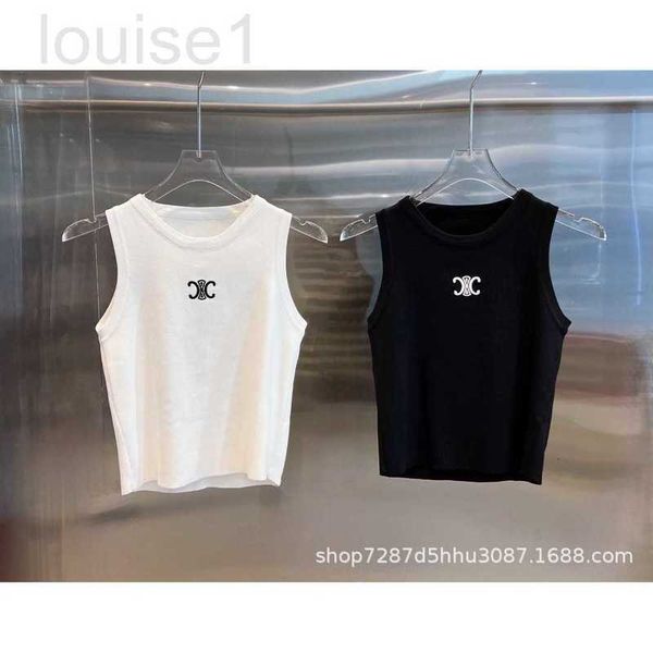 women's tanks & camis designer ce home 23 summer new back embroidery letter heavy knitted tank simple casual fashion versatile muhl, White
women's tanks & camis designer ce home 23 summer new back embroidery letter heavy knitted tank simple casual fashion versatile muhl, White